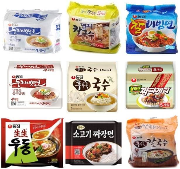 Korean Noodle  Nongshim  Korean Ramen_